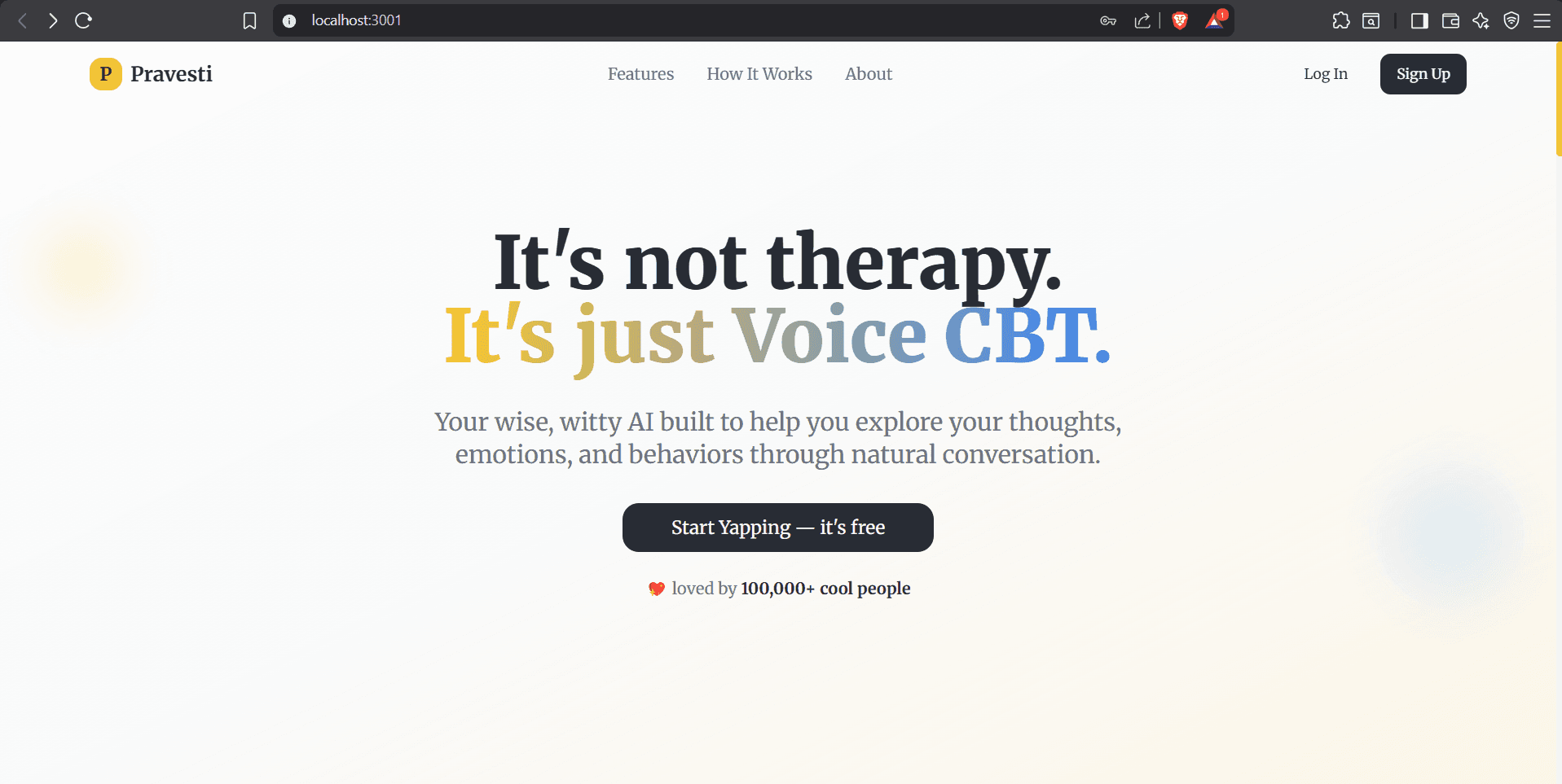 Voice CBT – AI Voice-Based Mental Health Assistant
